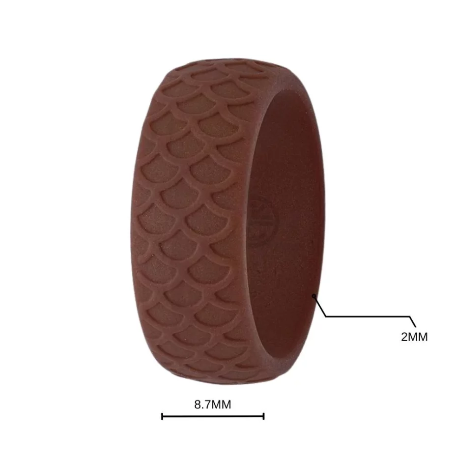 Dragon Silicone Ring Bronze