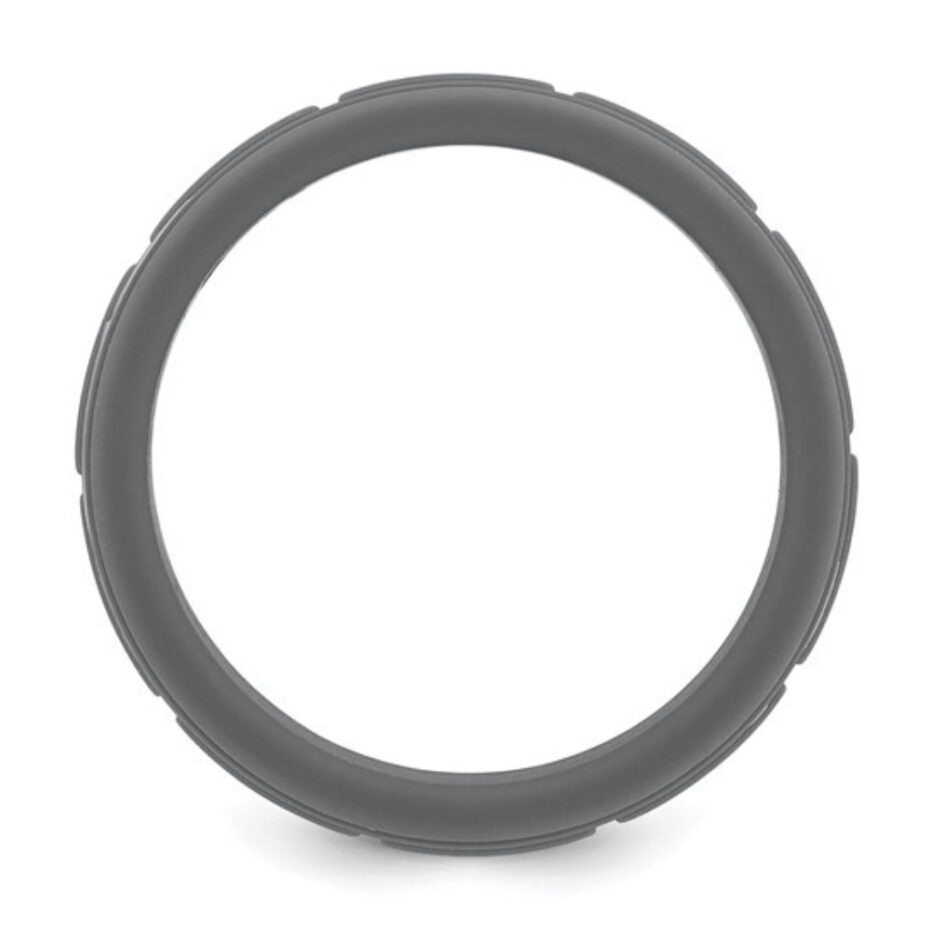 Mens Dark Grey Silicone Ring Australia