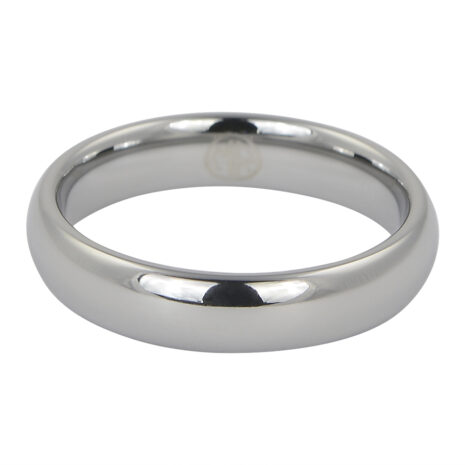 Polished Dome Mens Thin Tungsten Ring Polished Dome Mens Thin Tungsten Ring