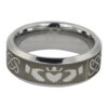 Tungsten Claddagh Ring