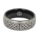 Black Celtic Mens Tungsten Ring