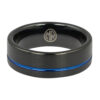 ftr-107-black-and-blue-tungsten-mens-ring-2