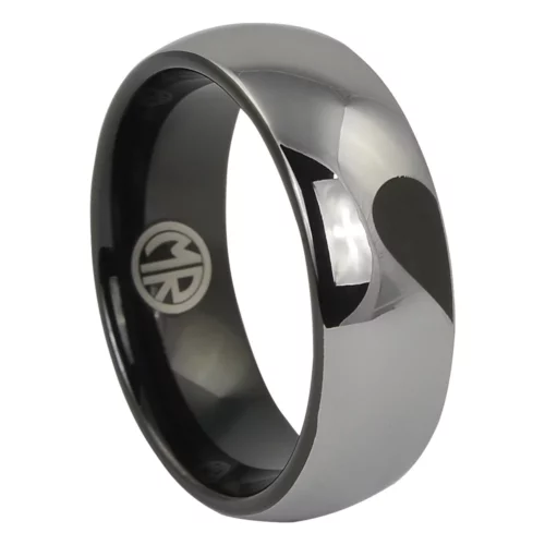 Tungsten Heart Mens Promise Ring