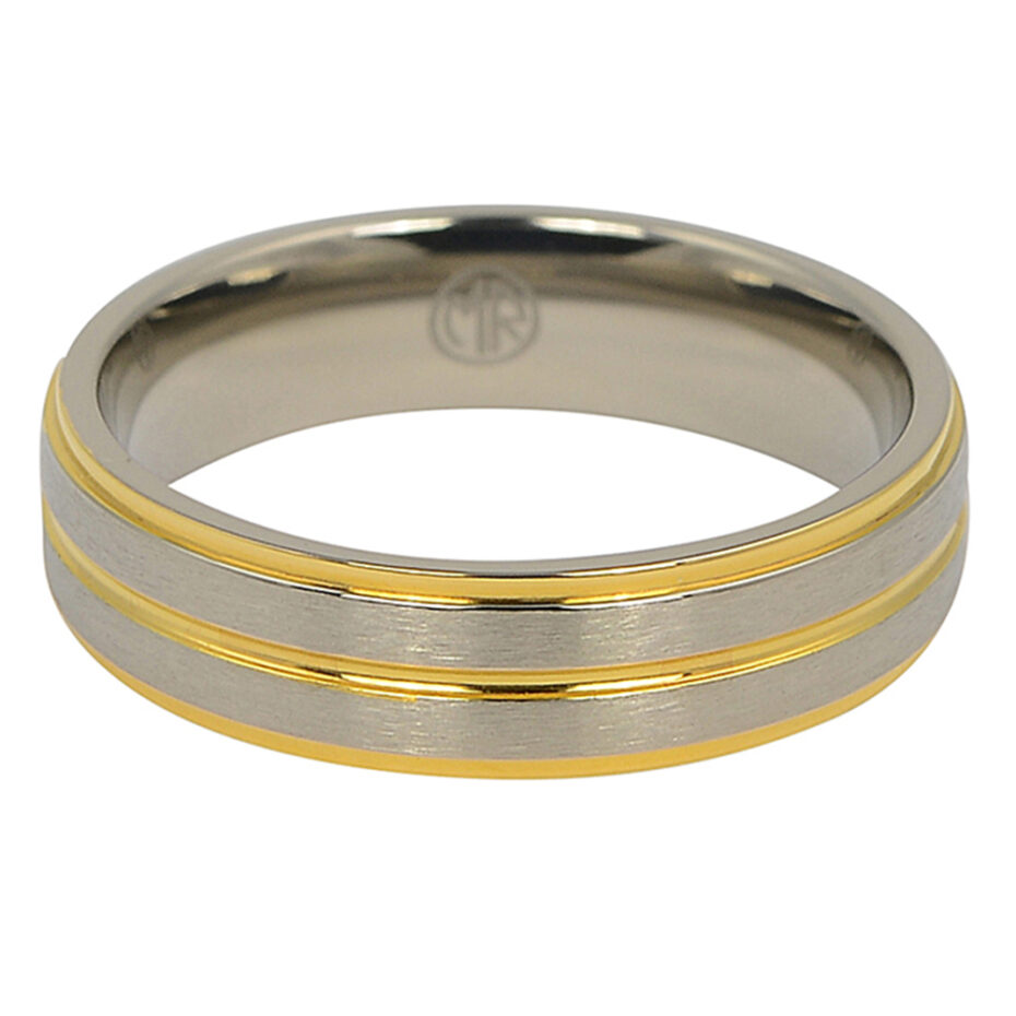 itr-092-gold-and-satin-finish-titanium-wedding-band-2