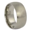 Wide “Comet” Titanium Mens Ring