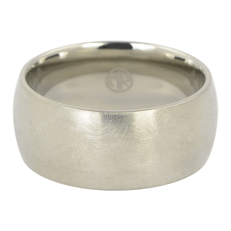 Wide “Comet” Titanium Mens Ring