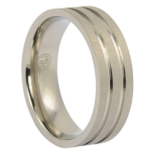 itr-118-brushed-titanium-mens-ring-with-twin-grooves-2