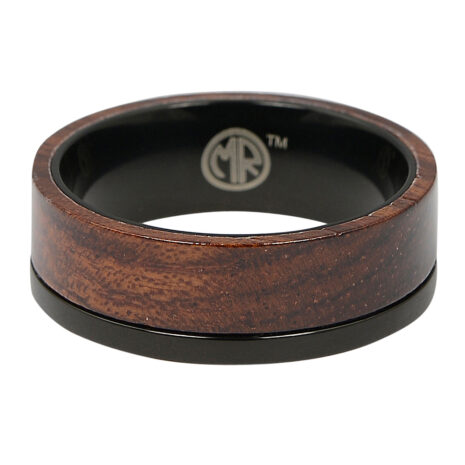 ITR-158Black Titanium And Rosewood Ring-2 itr-158black-titanium-and-rosewood-ring-2