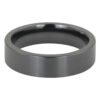 Brushed “Forever Black” Titanium Mens Ring