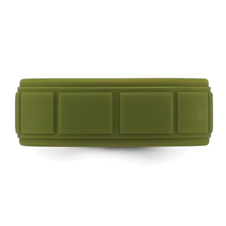 Mens Khaki Silicone Ring Australia