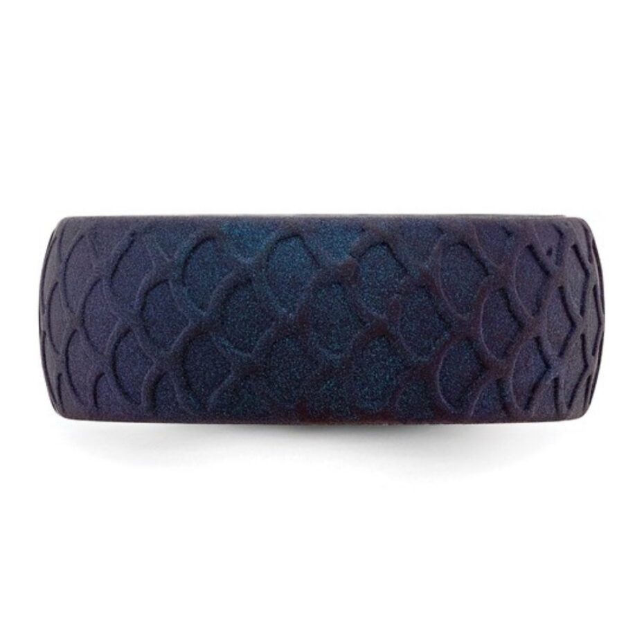 Mens Dark Blue Silicone Rings Australia