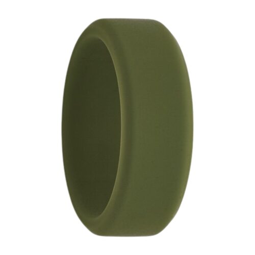 Khaki silicone rings for men