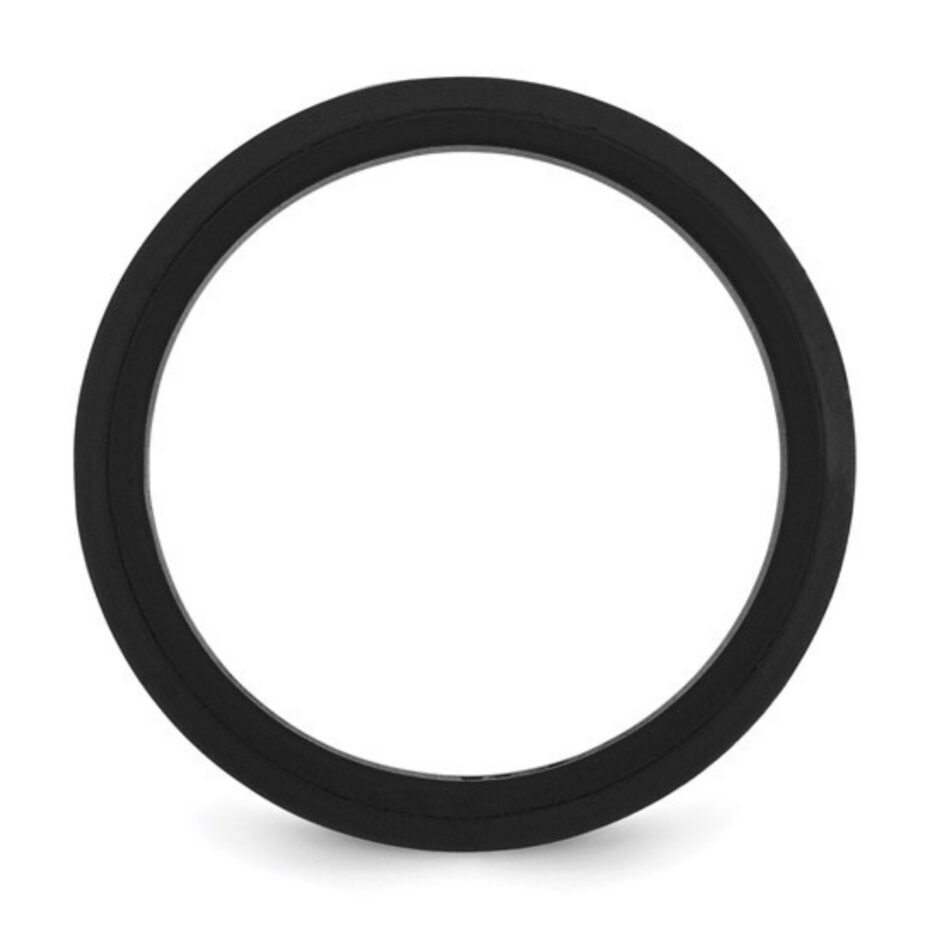 black silicone rings for men