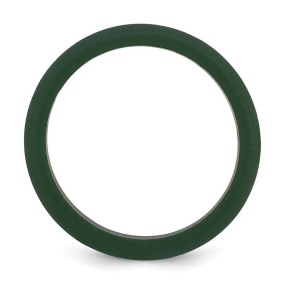 dark green silicone rings for men