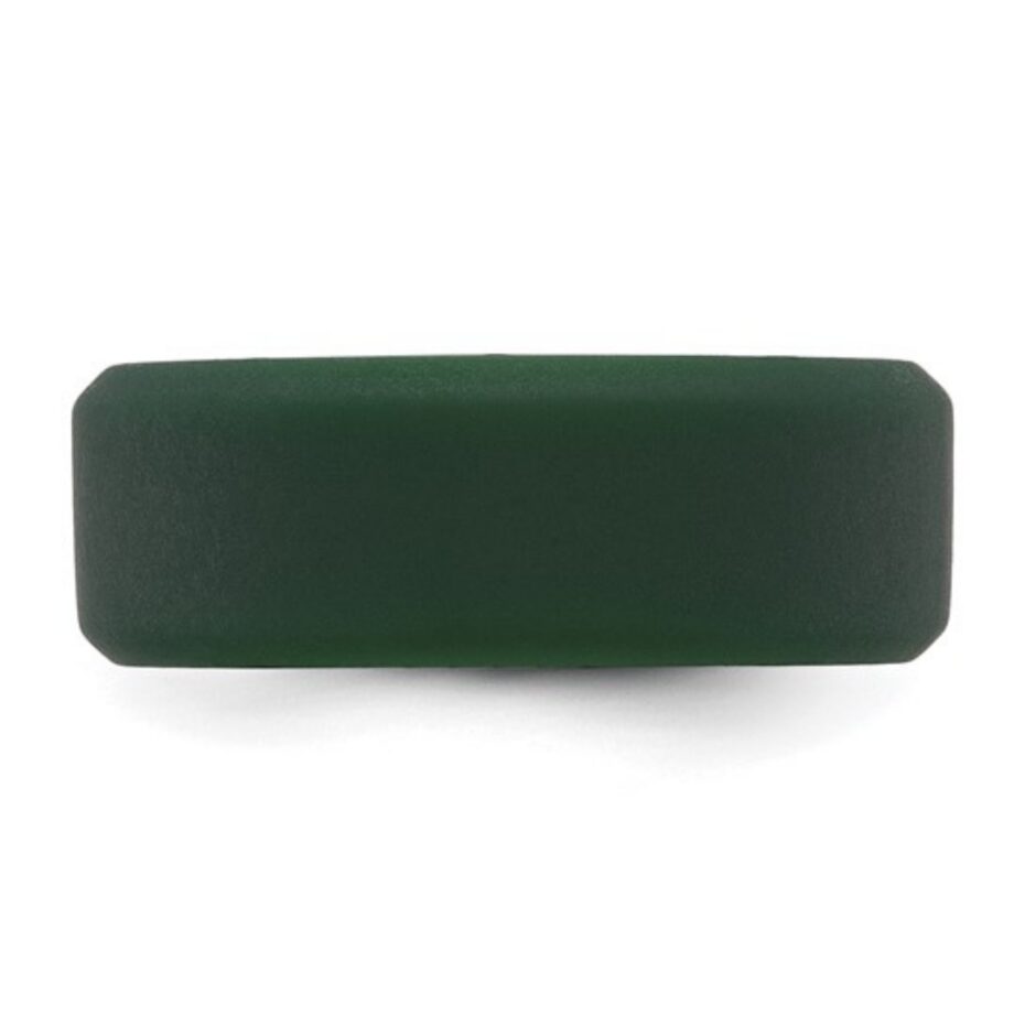 dark green silicone rings for men