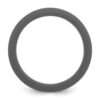 dark grey silicone rings for men