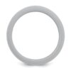 Silver silicone rings for men