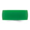 Green silicone wedding bands for men