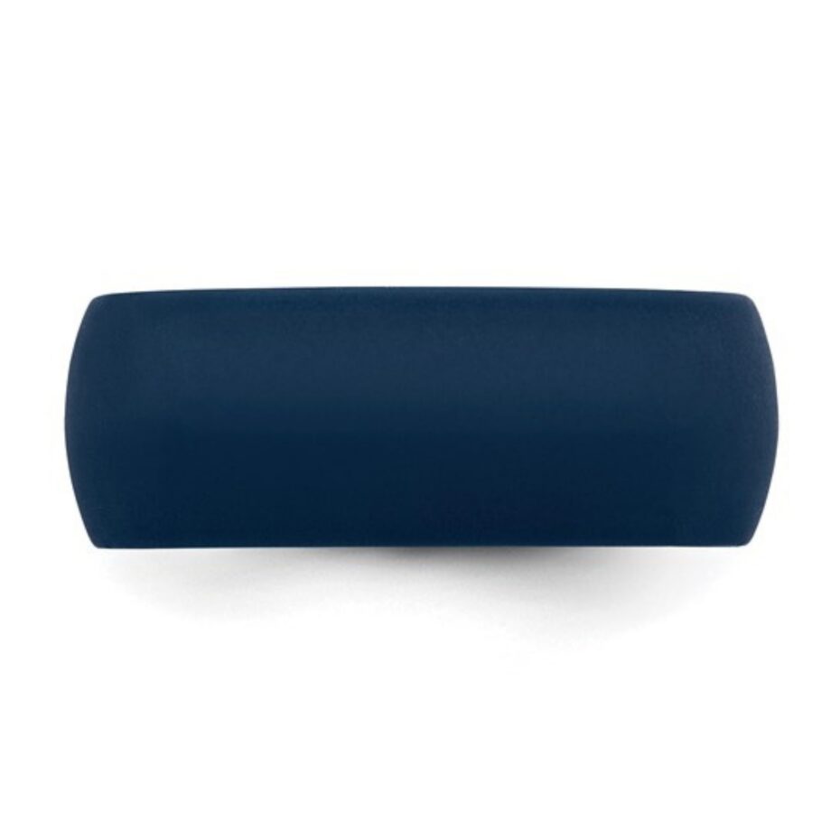 Navy silicone wedding bands for men