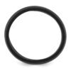 Mens Twin Groove Black Silicone Rings Australia
