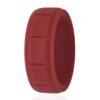 Mens Red Silicone Ring Australia