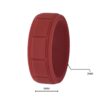 Mens Red Silicone Ring Australia