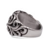 Abyss Tiger Eye Stone Signet Ring