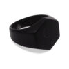 Hexon Black Signet Ring | Mens Rings Online