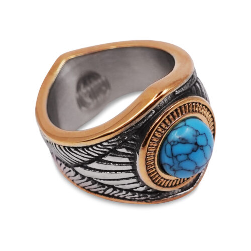Aurelius Signet Ring with Turquoise Stone