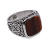 Maxwell’s Tiger Eye Stone Signet Ring | Mens Rings Online