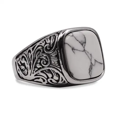 Maxwell'sJasper Stone Signet Ring