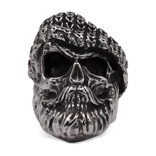 Buccaneer Pirate Skull Men's Signet Ring