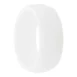 wide white silicone ring