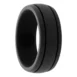 black mens silicone ring