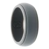 grey grooved silicone ring