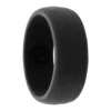 black wood silicone ring