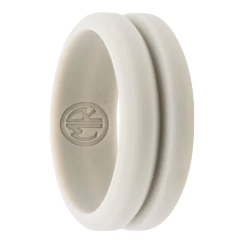 white silicone ring