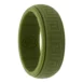 green Celtic silicone ring