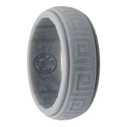 silver Celtic silicone ring