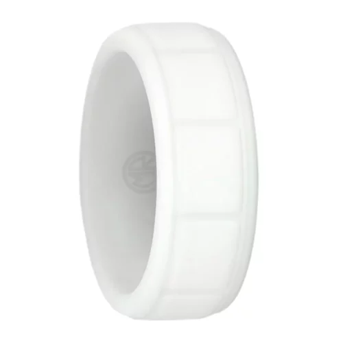 Mens White Silicone Ring Australia