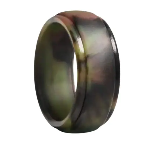 Camo Silicone Ring with Step Edge 8mm