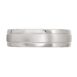 white gold platinum silver mens wedding ring - 2