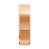 Rose Gold Polished Tapered Mens Wedding Ring