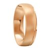 Rose Gold Brushed Mens Wedding Ring