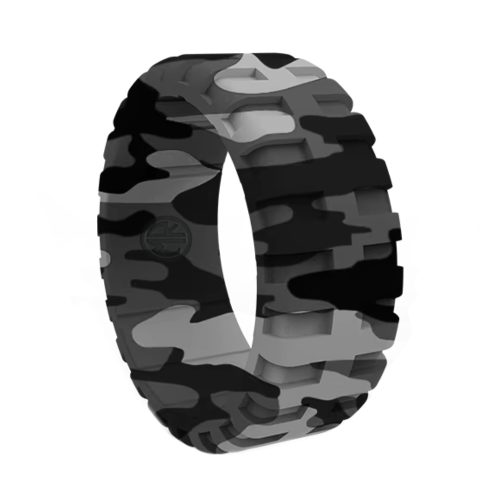 Grey Camo Silicone Rings for Men in Australia
