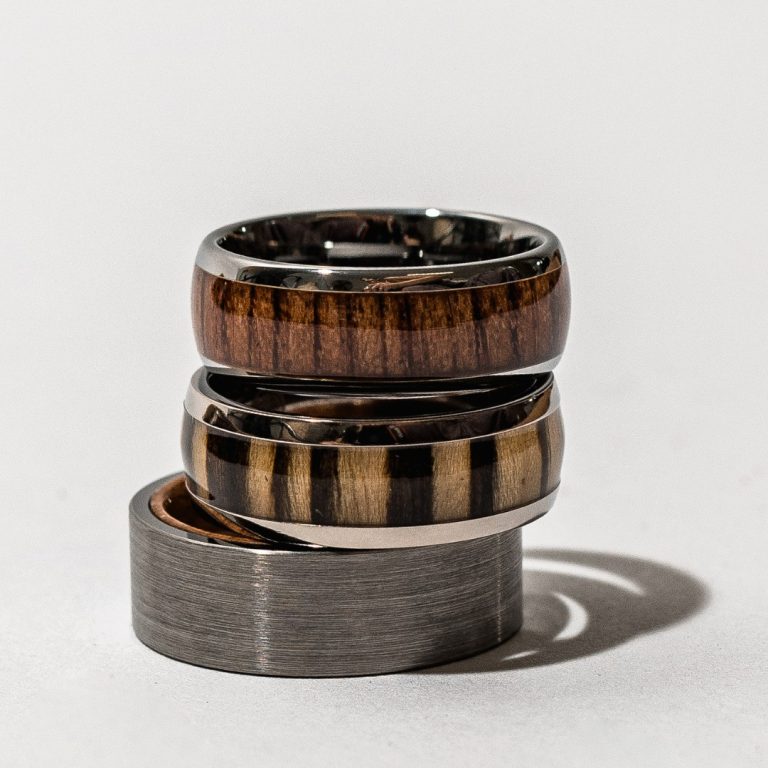 all mens wood rings