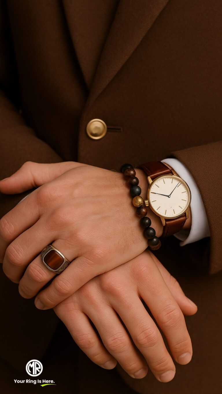 Can Men’s Signet Rings Be Worn With Other Jewellery?