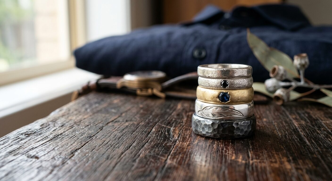 Men's ring styling inspiration