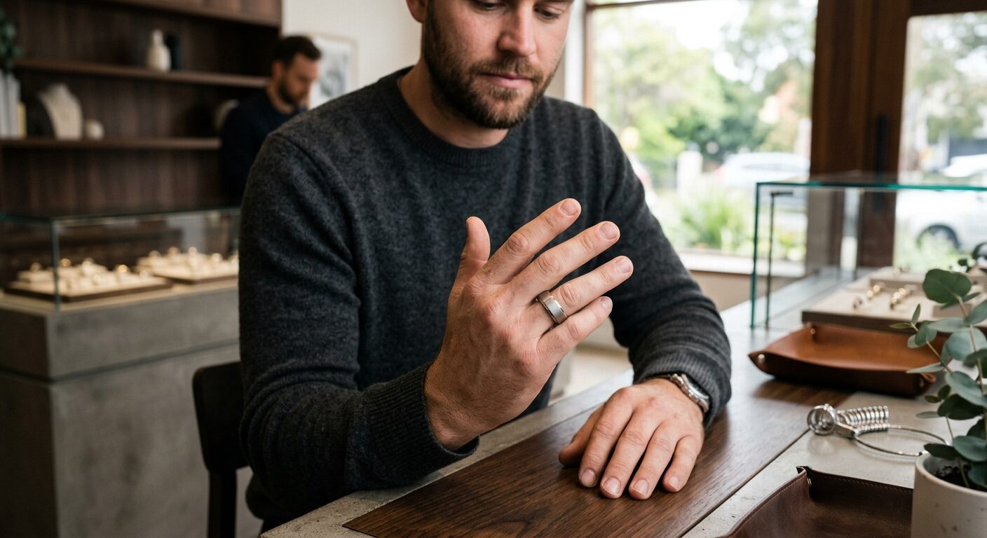 Men's Rings and Broader Hands: Choosing a Ring That Works for Your Build image 1